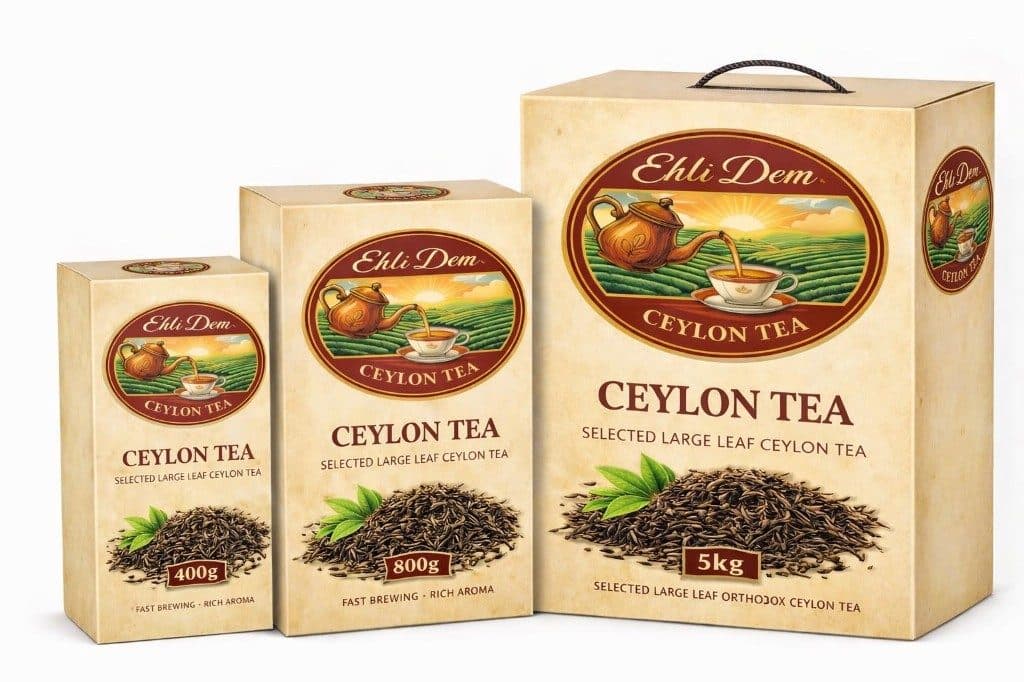 Ehl-i Dem Ceylon Tea 400g, 800g ve 5kg kutuları