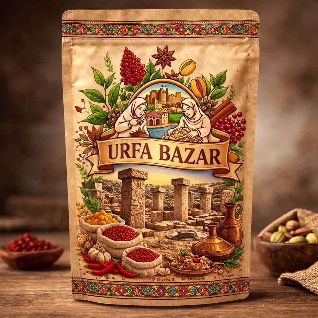 URFA BAZAR ambalajı: Göbeklitepe, isot ve Şanlıurfa mutfağı